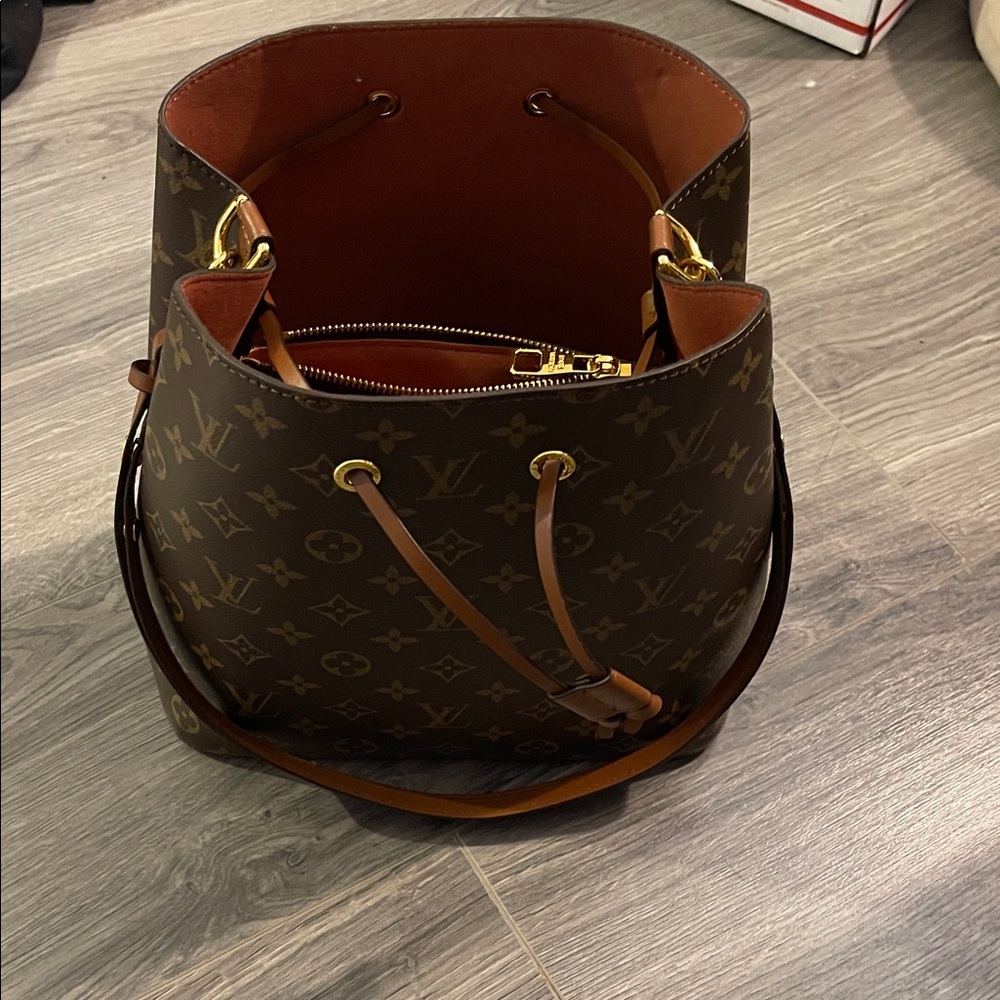 Brown Monogram Shoulder Bag